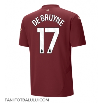 Manchester City Kevin De Bruyne #17 Tricou Fotbal Replică 2024-25 Barbati Treilea